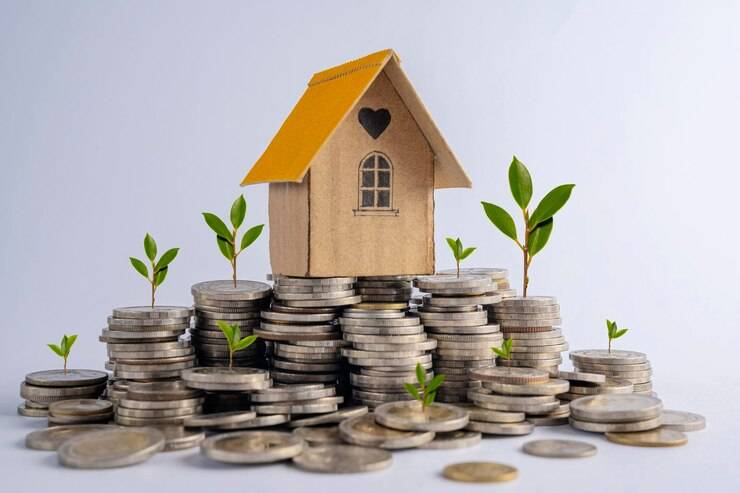 home-model-coin-saving-ideas-investing-mortgage-funds-finance-growing-interest-rate_1048944-8985301