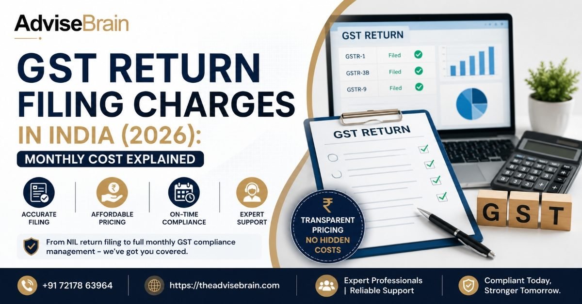gst return filing charges in india